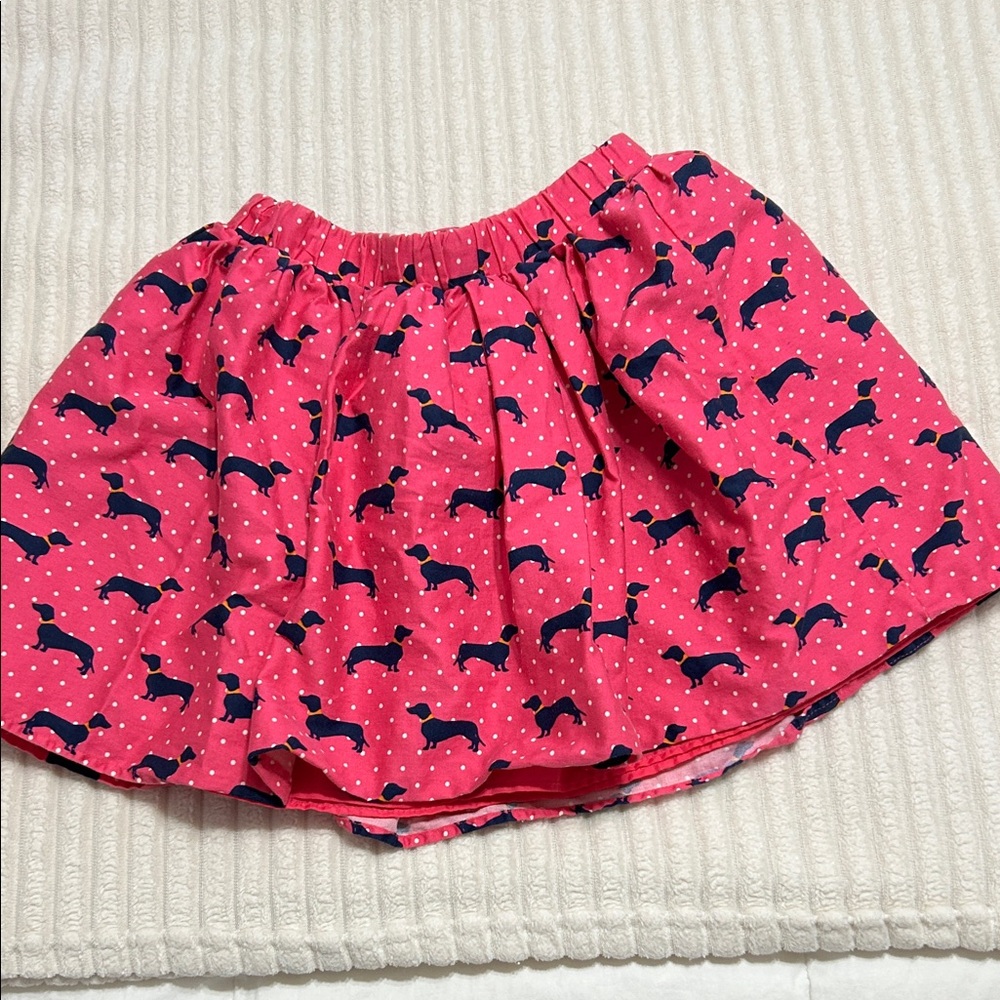 Place Pink Skirt with Dachshund Design